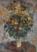 Claude Monet Jerusalem Artichoke Flowers oil painting reproduction